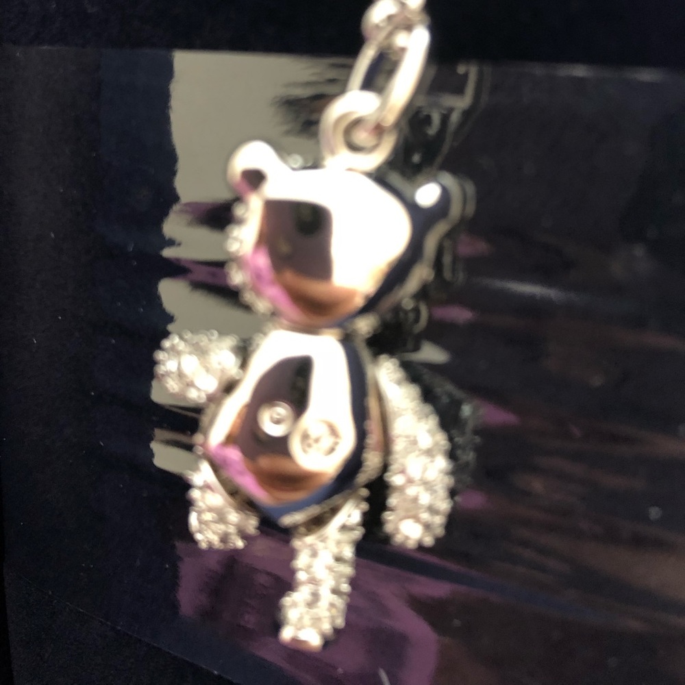 AUTHENTIC SWAROVSKI TEDDY BEAR NECKLACE NEW IN BOX - Picture 7 of 8